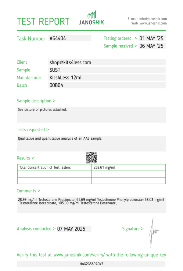 Sustanon 250 12ml