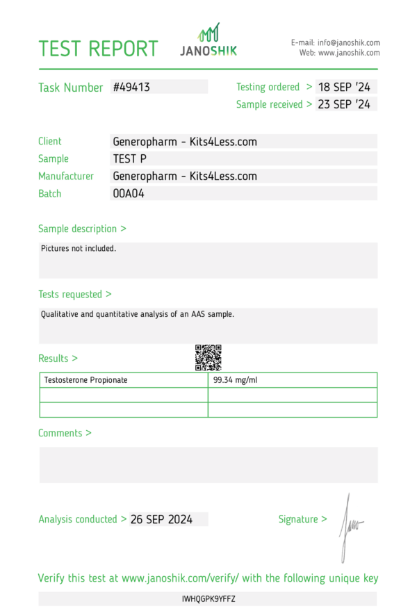 Test P 100 12ml