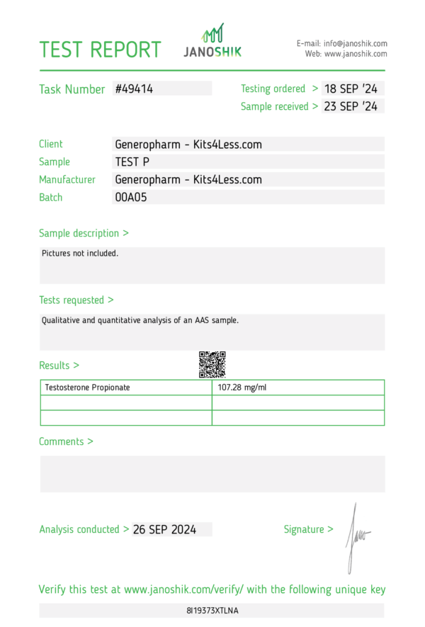 Test P 100 12ml