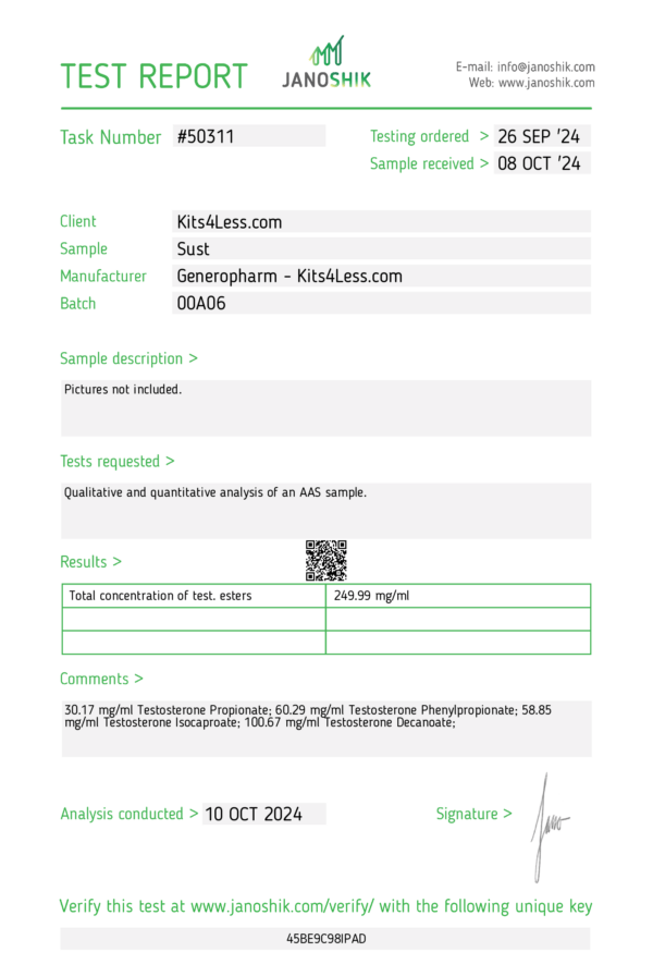 Sustanon 250 12ml