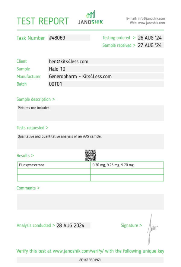 Halotestin 10mg Bottle of 100